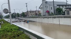 Japan: Massive Flooding Continues In Akita, Leaving At Least 1 Dead 3