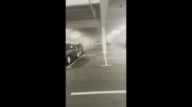 Panic flares up in Tesco parking lot after car catches fire