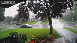 Bins catapulted and trees uprooted as tornado rips through Ontario