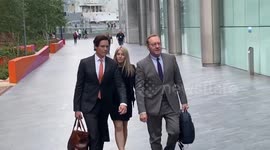 Kevin Spacey leaves court after Sir Elton John gives evidence in trial