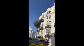 Fire at Royal Albion Hotel in Brighton