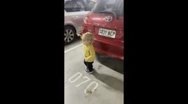 Boy Names Cars He Sees in Parking Garage
