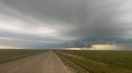 Tornado storm moves through Springfield, Colorado