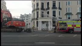 Brighton hotel blaze: Road closure and safety measures implemented
