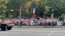 Bastille Day military parade France 14 July Paris Emmanuel Macron 4K 60fps