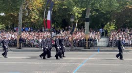 Bastille Day military parade France 14 July Paris Emmanuel Macron 4K 60fps