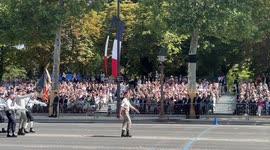 Bastille Day military parade France 14 July Paris Emmanuel Macron 4K 60fps