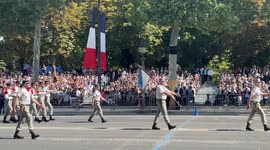 Bastille Day military parade France 14 July Paris Emmanuel Macron 4K 60fps
