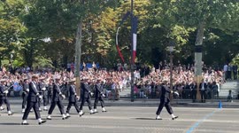Bastille Day military parade France 14 July Paris Emmanuel Macron 4K 60fps