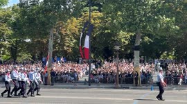 Bastille Day military parade France 14 July Paris Emmanuel Macron 4K 60fps