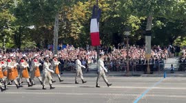 Bastille Day military parade France 14 July Paris Emmanuel Macron 4K 60fps