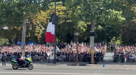 Bastille Day military parade France 14 July Paris Emmanuel Macron 4K 60fps
