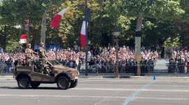 Bastille Day military parade France 14 July Paris Emmanuel Macron 4K 60fps