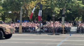 Bastille Day military parade France 14 July Paris Emmanuel Macron 4K 60fps