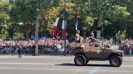 Bastille Day military parade France 14 July Paris Emmanuel Macron 4K 60fps