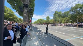 Bastille Day military parade France 14 July Paris Emmanuel Macron 4K 60fps
