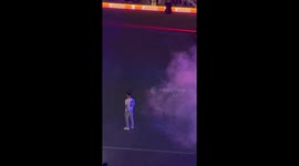Leo Messi's presentation at Inter Miami. Memorable moment for football and its fans.