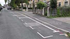 Residents 'baffled' by new parking lines - including curved space