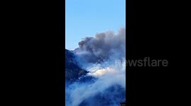 Firefighters struggle to contain wildfire in Switzerland as heatwave continues to scorch Europe