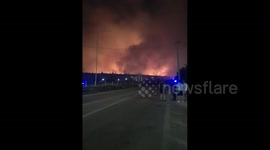 Greece: Wildfire Rages In Loutraki Near Athens, Evacuation Order Issued 2