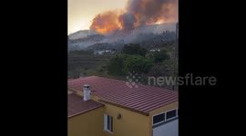 Spain: Wildfire Rages In La Palma Forcing Thousands To Evacuate