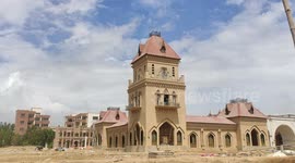 Empress Market FilmCity timelapse during moonsoon weather Clouds.