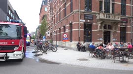 Customers unconcerned by fire at Antwerp brassiere
