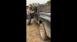 Bill Shows Off His Farm Truck