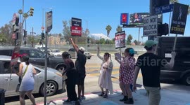 Hollywood united against studios as SAG actors join writer's strike