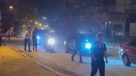 Palestinians burn tires and block roads after settlers 'stormed the area' of Joseph’s Tomb