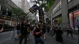 Writers And Actors Strike Continues In New York, USA