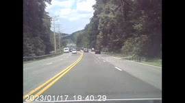 Impatient Pickup Almost Causes Wreck