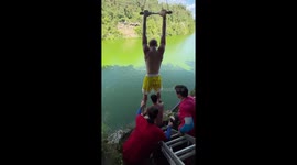 Double Zipline River Dive