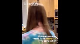 US family goes viral on TikTok for Survivor style challenge over dishes