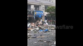 Grill house explodes due to gas leak, killing one in China