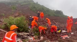 Search operations continue after landslide hits western India
