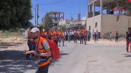 Palestinian protesters argue with Israeli forces during a protest against Israeli settlements in the village of Umm Safa, near the West Bank city of Ramallah