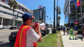 Hollywood on Strike: Netflix Picket Line