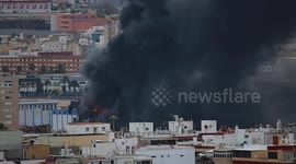Incéncio en nave frigorífica Frisu