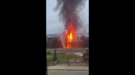 Seattle hospital staff captures massive fire and heroic response on video