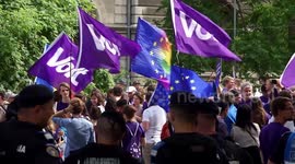 File Footage: Romania in Schengen March in Bucharest, Romania