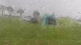 Camping in a horrendous rain storm in the uk. Summer 2023.