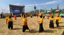 Children Perform Traditional Randai Art in Tanah Datar District, West Sumatra, Indonesia, on July 22, 2023