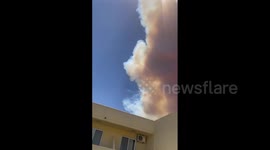 Greece: Growing Wildfire In Rhodes Prompts Massive Evacuation Of Residents And Tourists