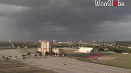 A BREATHTAKING drone's eye view of nature's power in the form of a zap-tivating thunderstorm