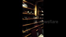 3 course dinner at the Blue Water Cafe in Yaletown while sitting in a wine room