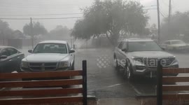 The Arizona monsoon brings torrential rain to Tucson and relief from recent-record breaking heat
