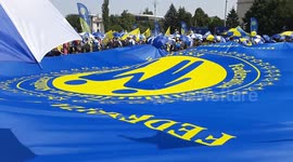 Health Workers Protest in Bucharest, Romania