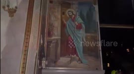 footage of the work of rescuers after another racist terror attack in Odesa