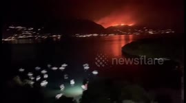 Wildfire in Corfu prompts one of largest-ever evacuations in Greek history